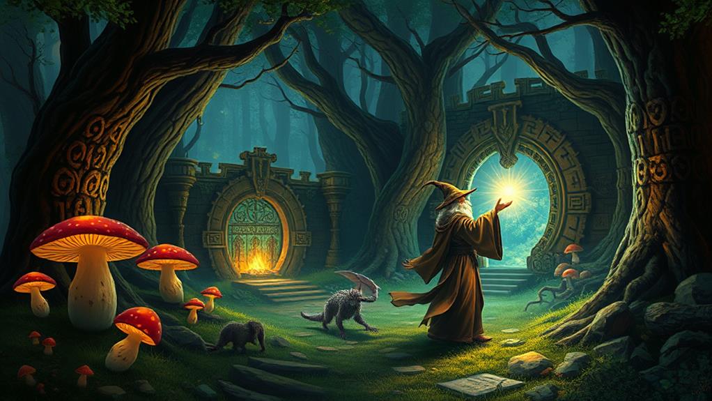 exploring magical fantasy worlds