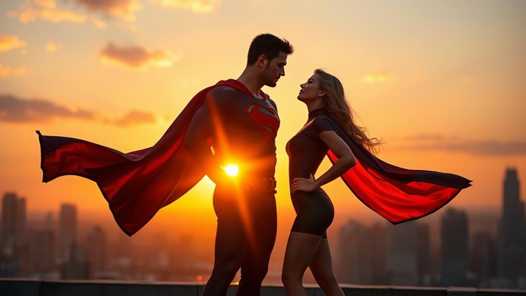 love in spandex suits