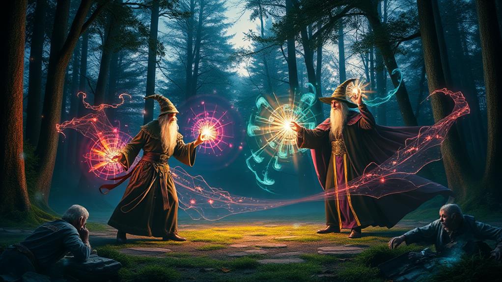 mastering magical combat skills