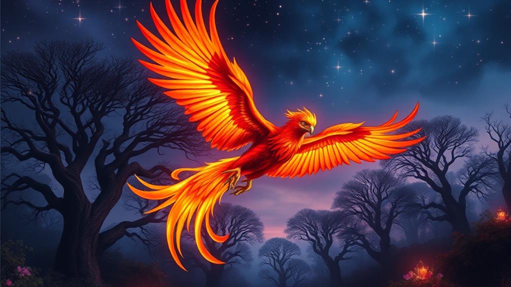 mythic bird of fire
