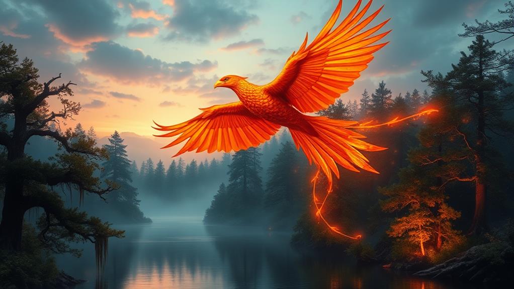 mythic birds of fire