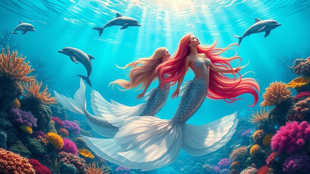 mythic underwater female creatures