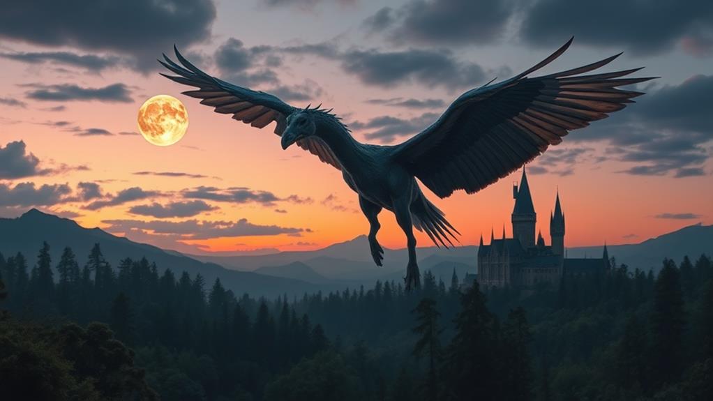 mythic winged horse creature