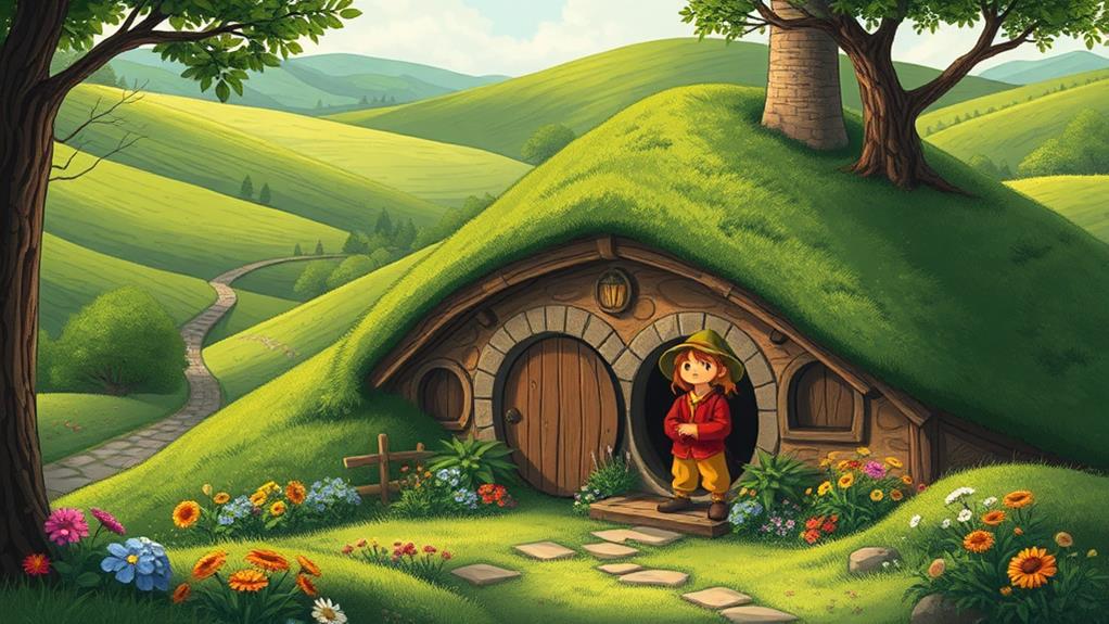 peaceful rural country life
