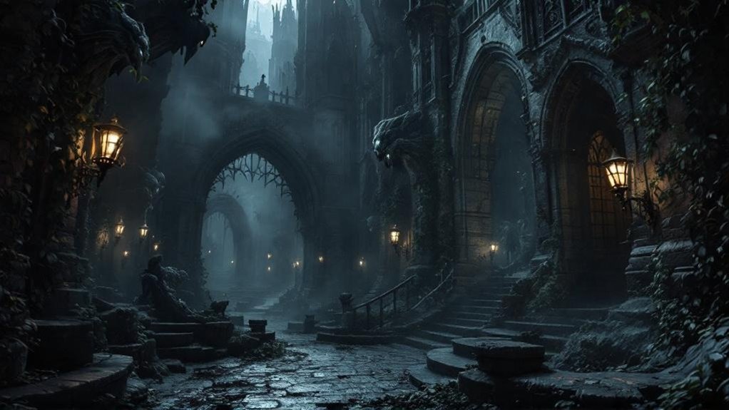 gothic architectural set design