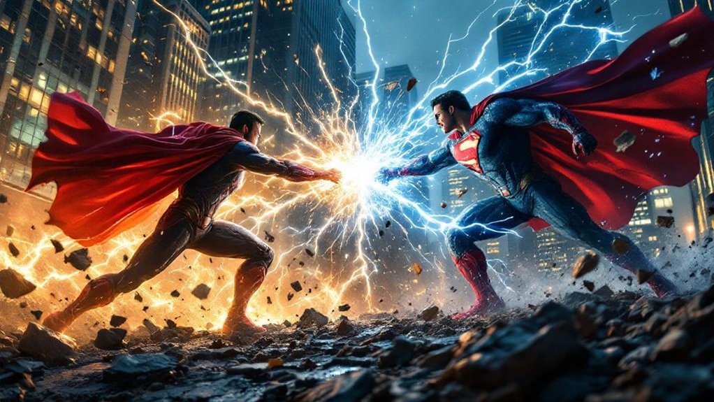 legendary superhero team confrontations